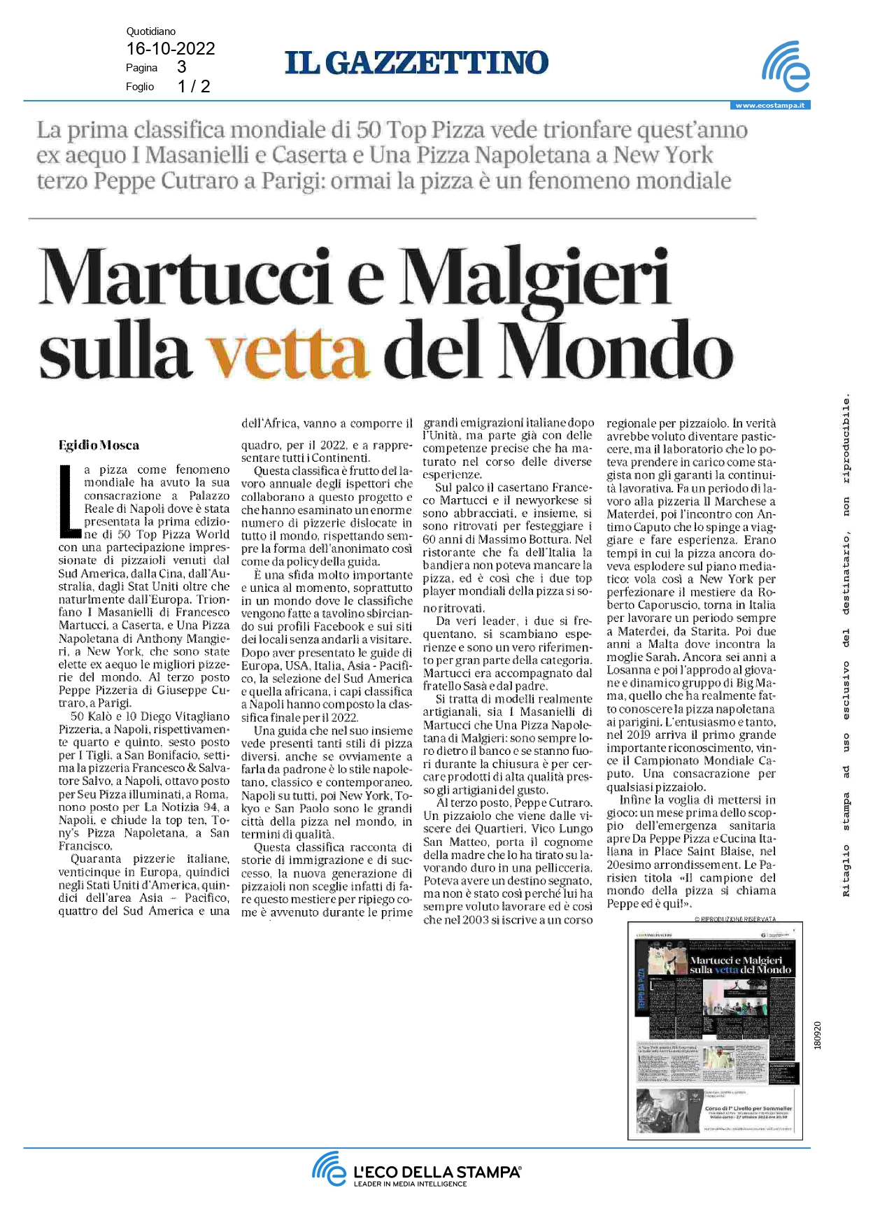 Il Gazzettino - Ottobre 2022 - 1