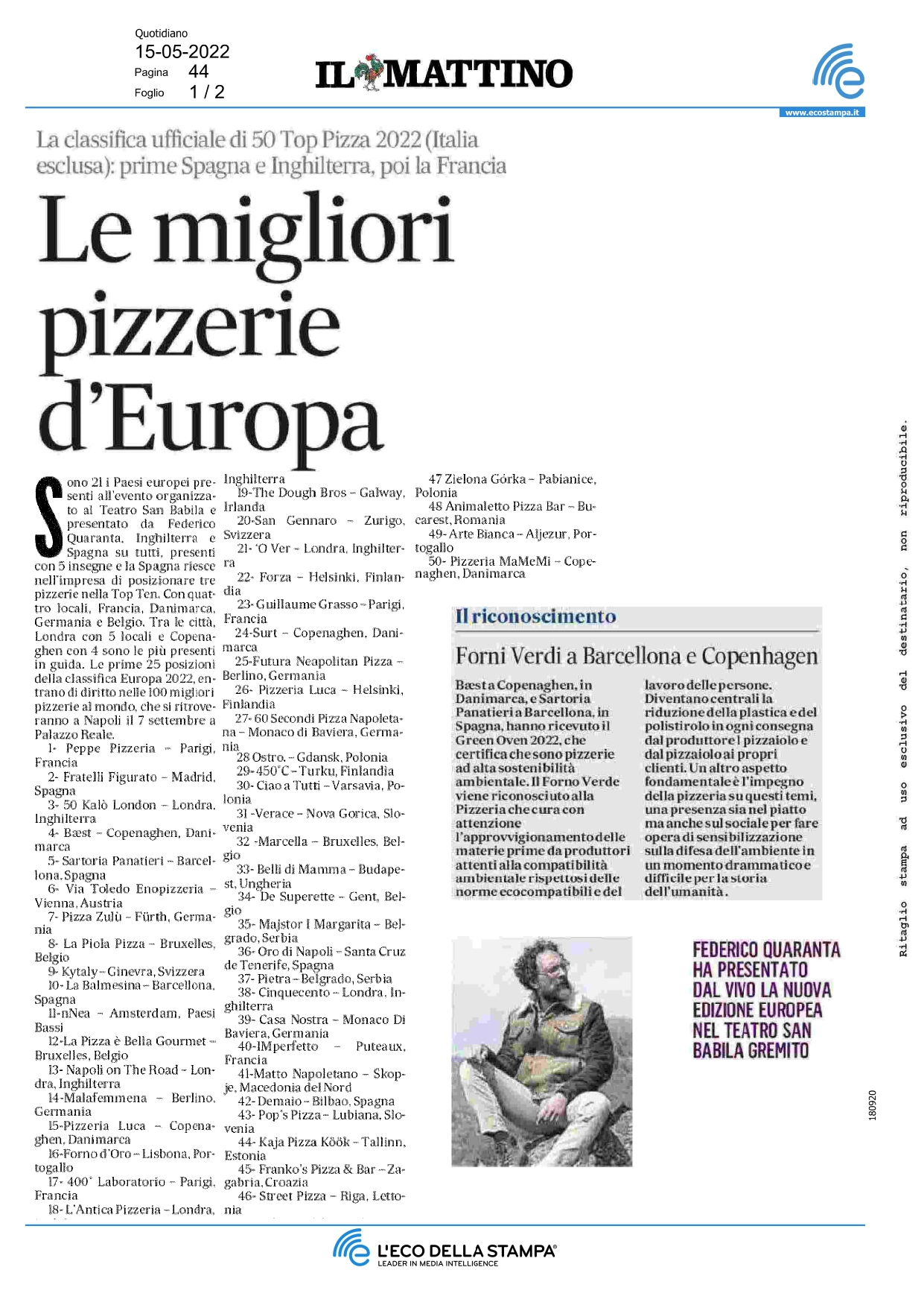 Il Mattino - Maggio 2022 - 1