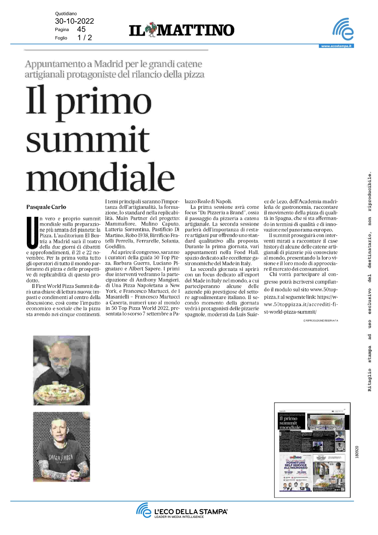 Il Mattino - Ottobre 2022 - 1