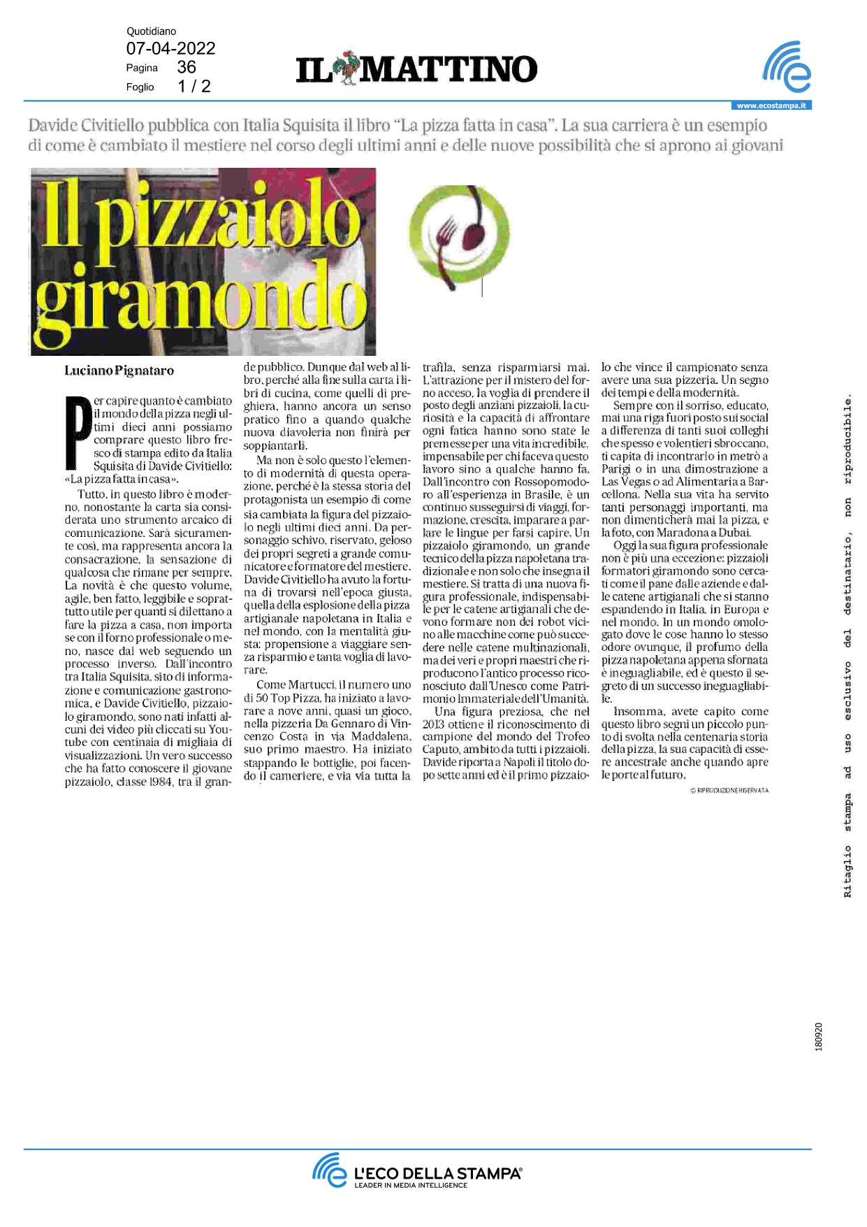 Il Mattino - Aprile 2022 - 1