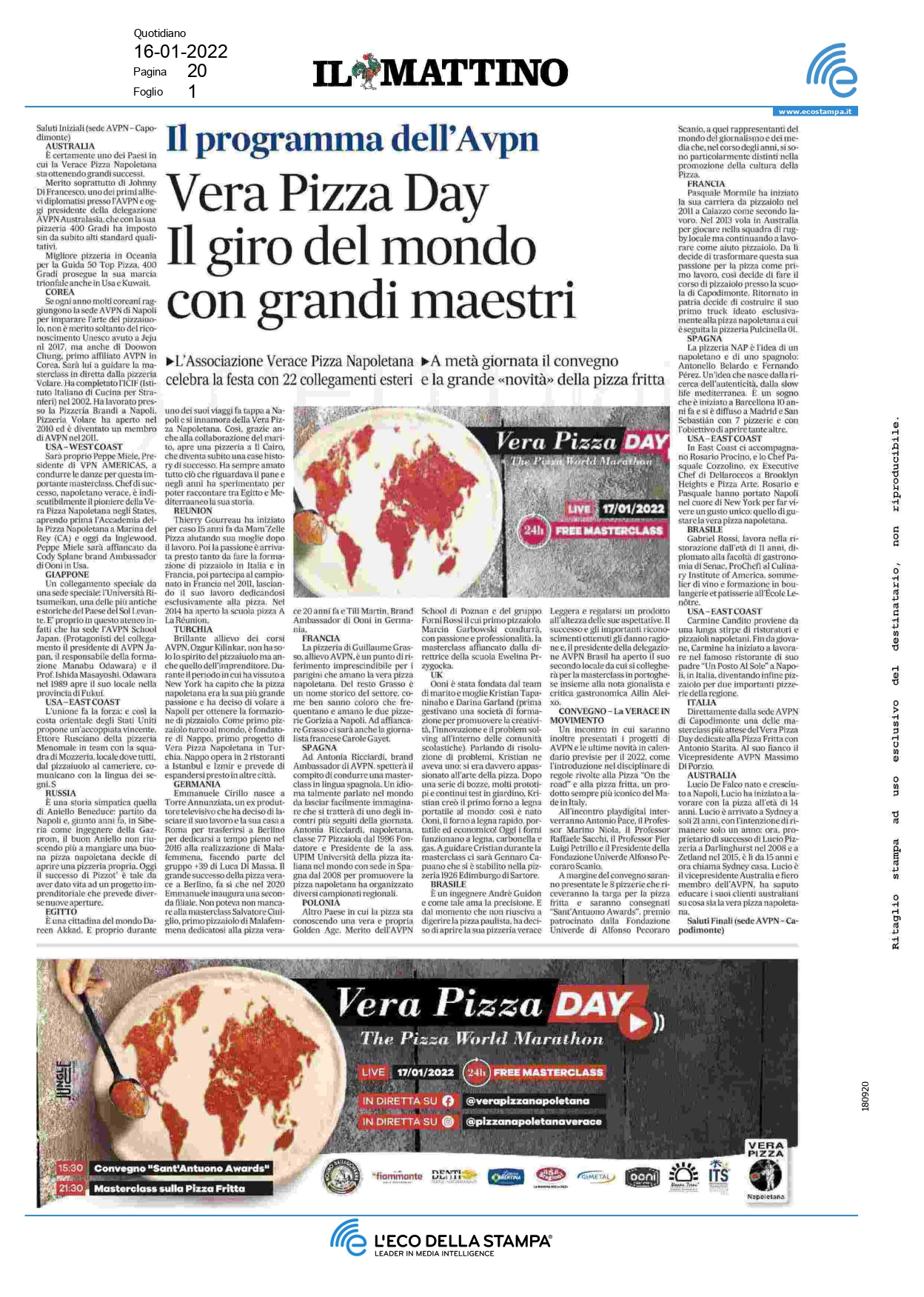 Il Mattino - Gennaio 2022