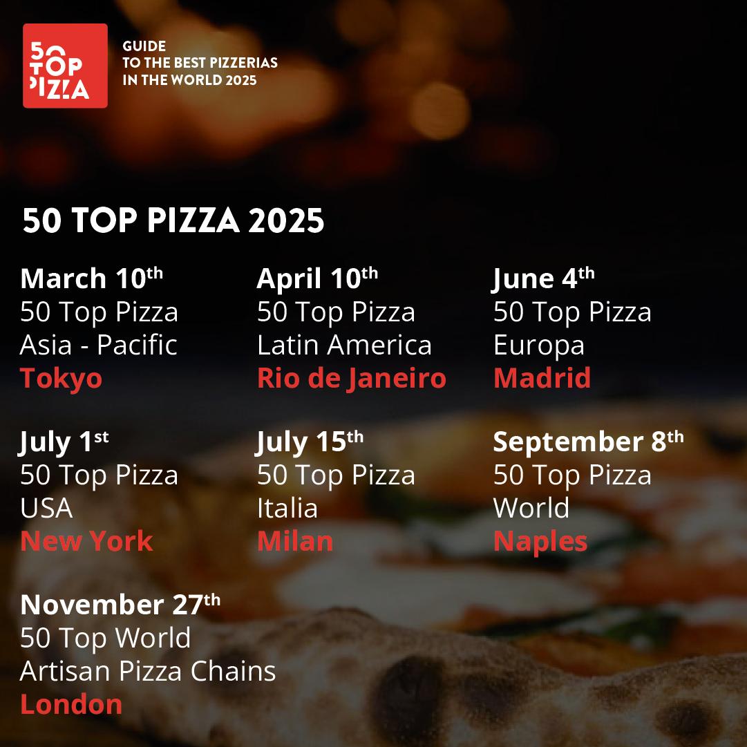 Tappe 50 Top Pizza 2025